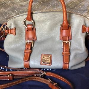 Dooney & Bourke handbag. Gray with coin purse